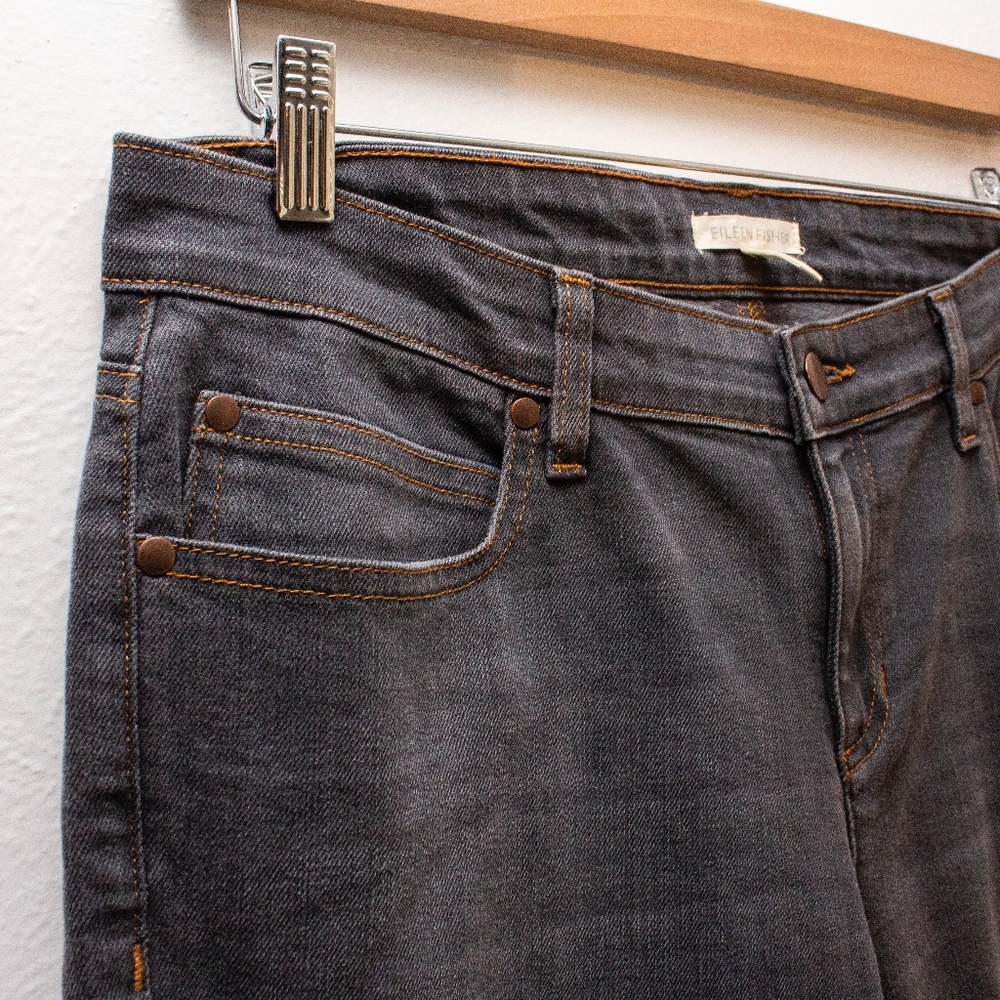 Eileen Fisher | Organic Cotton Boyfriend Jeans - Picture 1 of 8